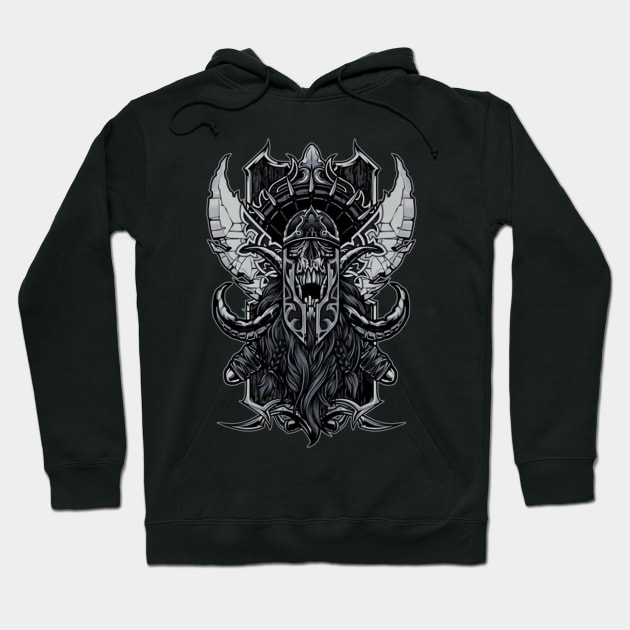 Viking The Art of War Hoodie by asokabudaya